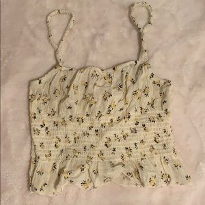 Pacsun LA Hearts Floral Crop Top